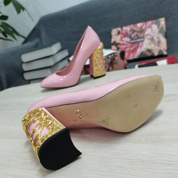 Dolce & Gabbana Nappa Pumps Pink For Women DG Shoes