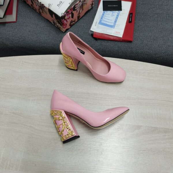 Dolce & Gabbana Nappa Pumps Pink For Women DG Shoes