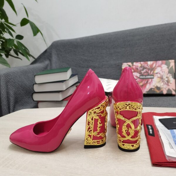 Dolce & Gabbana Nappa Pumps Pink For Women DG Shoes