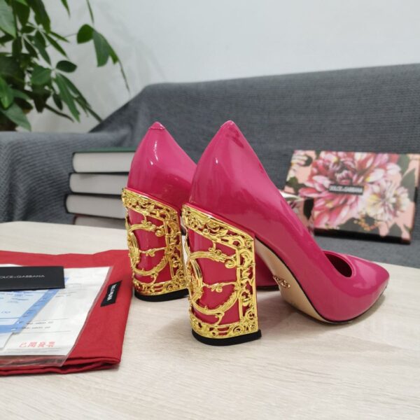 Dolce & Gabbana Nappa Pumps Pink For Women DG Shoes