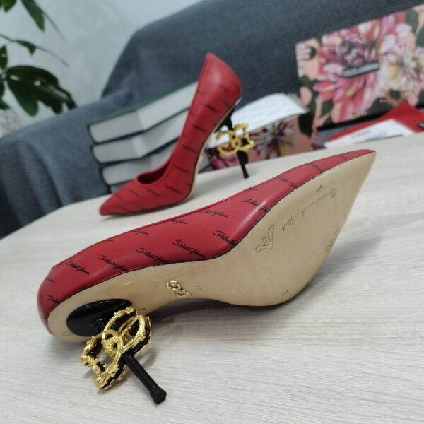 Dolce & Gabbana Nappa Pumps Red For Women DG Shoes