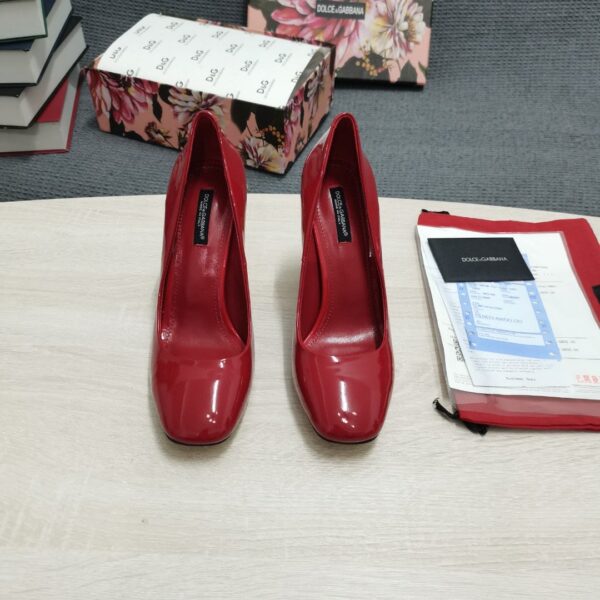 Dolce & Gabbana Nappa Pumps Red For Women DG Shoes
