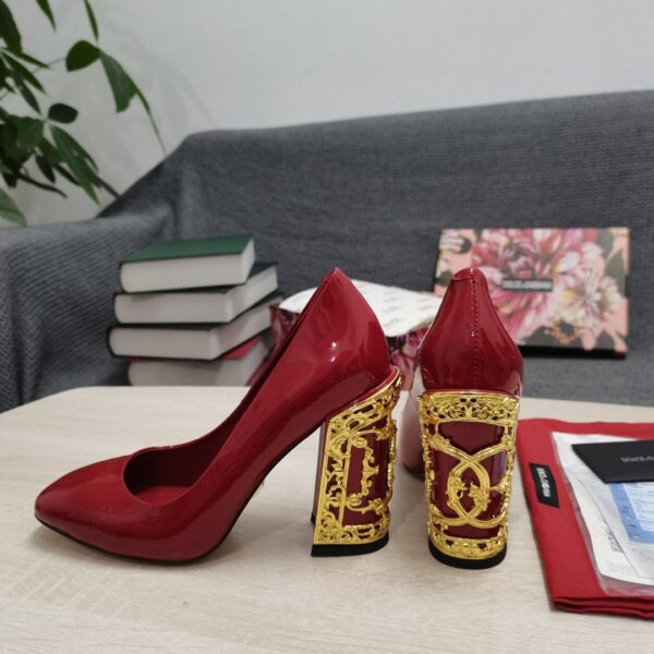 Dolce & Gabbana Nappa Pumps Red For Women DG Shoes