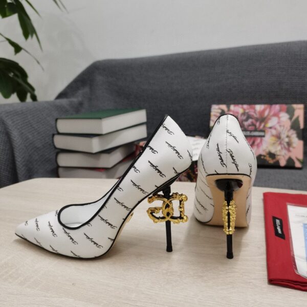 Dolce & Gabbana Nappa Pumps White For Women DG Shoes