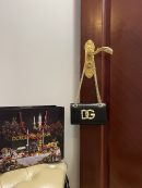 Dolce & Gabbana Polished 3.5 Phone Bag Black For Women 7.3in/19cm DG