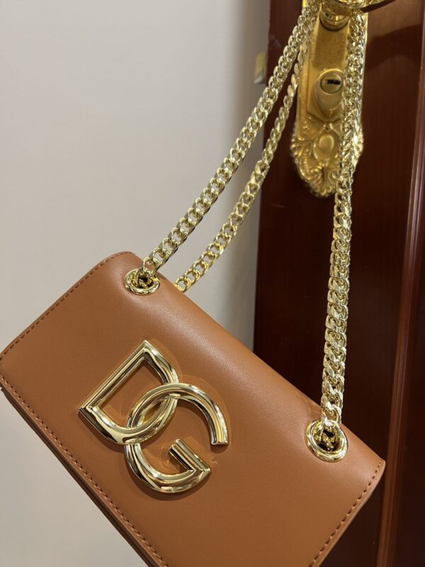 Dolce & Gabbana Polished 3.5 Phone Bag Brown For Women 7.3in/19cm DG