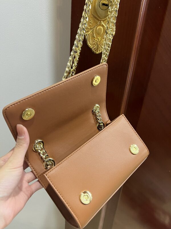 Dolce & Gabbana Polished 3.5 Phone Bag Brown For Women 7.3in/19cm DG