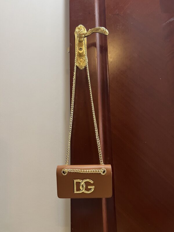 Dolce & Gabbana Polished 3.5 Phone Bag Brown For Women 7.3in/19cm DG