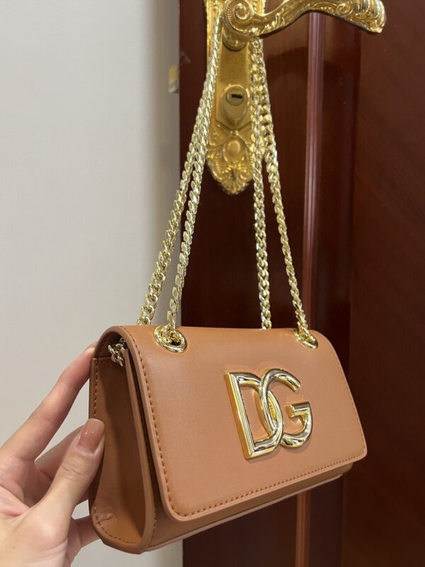 Dolce & Gabbana Polished 3.5 Phone Bag Brown For Women 7.3in/19cm DG