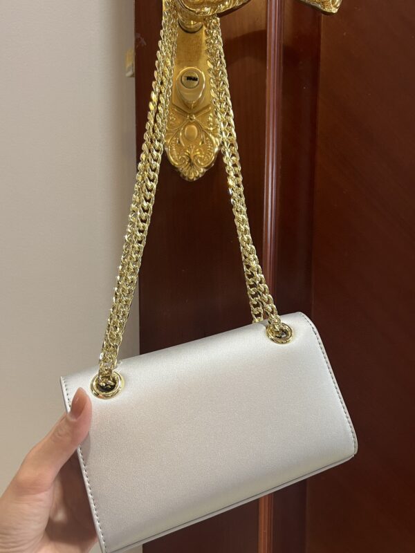 Dolce & Gabbana Polished 3.5 Phone Bag Silver For Women 7.3in/19cm DG