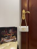 Dolce & Gabbana Polished 3.5 Phone Bag Silver For Women 7.3in/19cm DG