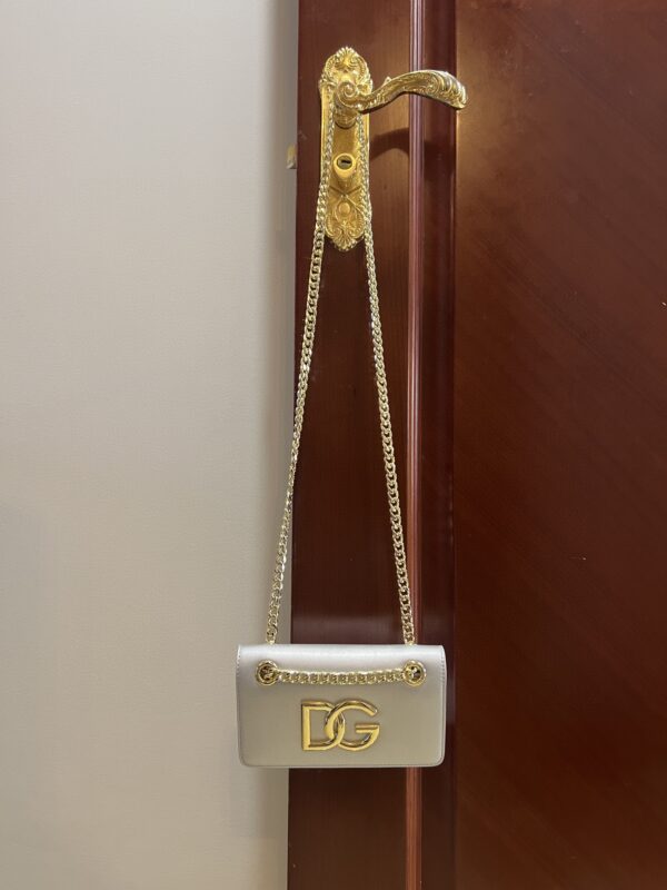 Dolce & Gabbana Polished 3.5 Phone Bag Silver For Women 7.3in/19cm DG