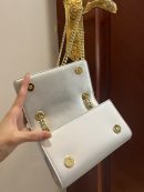 Dolce & Gabbana Polished 3.5 Phone Bag Silver For Women 7.3in/19cm DG