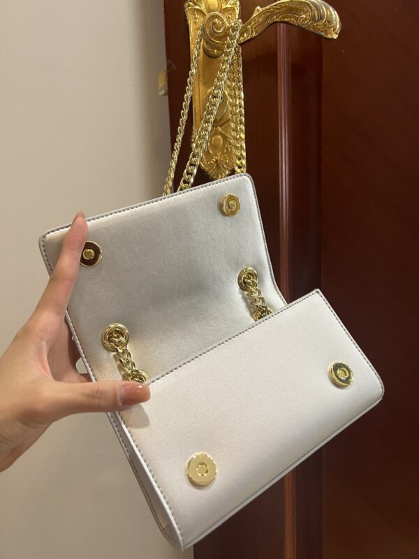 Dolce & Gabbana Polished 3.5 Phone Bag Silver For Women 7.3in/19cm DG