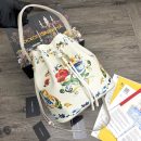 Dolce & Gabbana Print Crespo Bucket Bag Multicolor With Branded Plate For Women DG Bag