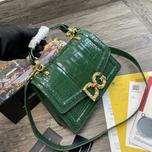 Dolce & Gabbana Print DG Girls Bag Green For Women 10.6in/27cm DG