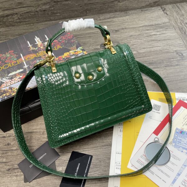 Dolce & Gabbana Print DG Girls Bag Green For Women 10.6in/27cm DG