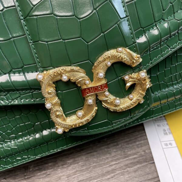 Dolce & Gabbana Print DG Girls Bag Green For Women 10.6in/27cm DG