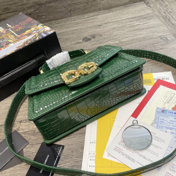 Dolce & Gabbana Print DG Girls Bag Green For Women 10.6in/27cm DG