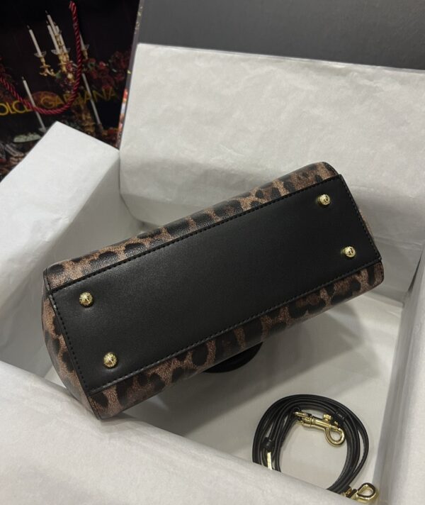 Dolce & Gabbana Sicily Bag In Leopard-Print Pony Hair Multicolour For Women 10.2in/26cm DG