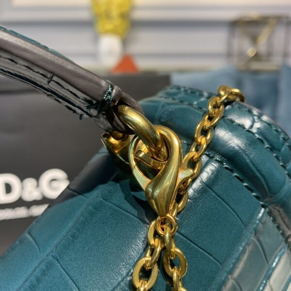 Dolce & Gabbana Small Devotion Bag Blue For Women 7.5in/19cm DG
