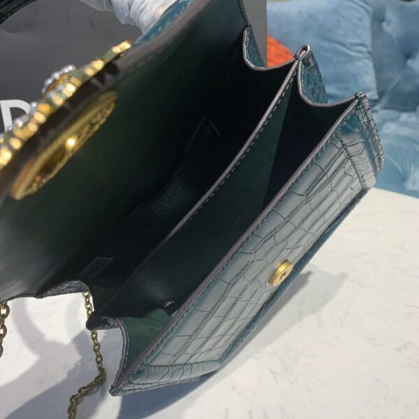 Dolce & Gabbana Small Devotion Bag Blue For Women 7.5in/19cm DG