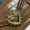 Dolce & Gabbana Small Devotion Bag Brown For Women 7.5in/19cm