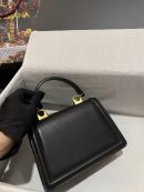 Dolce & Gabbana Small Devotion Bag In Plain Black For Women 7.5in/19cm DG BB6711AV89380999