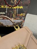 Dolce & Gabbana Small Devotion Bag In Plain Pale Pink For Women 7.5in/19cm DG BB6711AV89380412