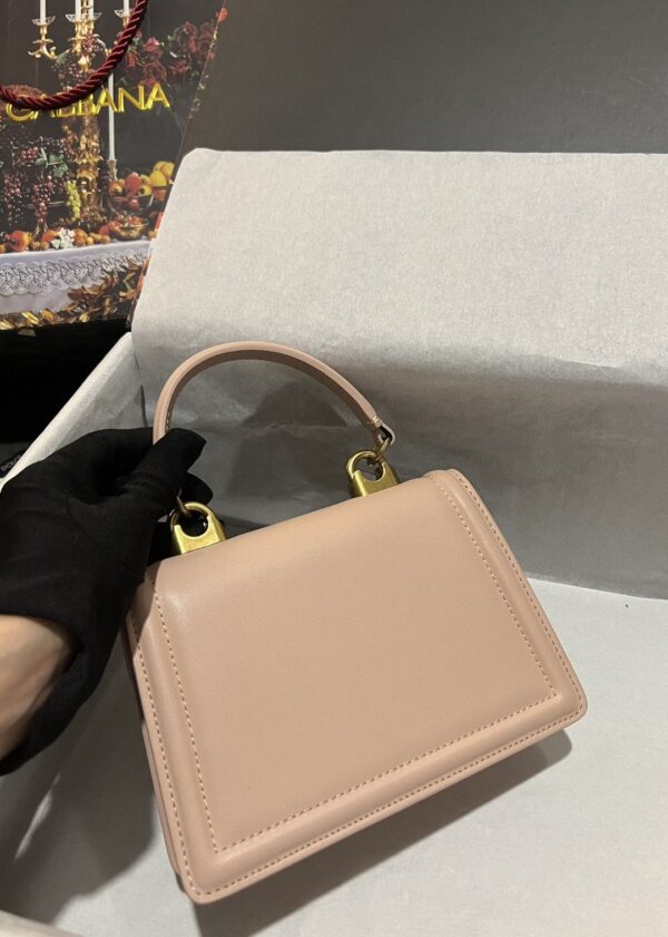 Dolce & Gabbana Small Devotion Bag In Plain Pale Pink For Women 7.5in/19cm DG BB6711AV89380412