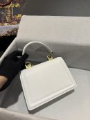 Dolce & Gabbana Small Devotion Bag In Plain White For Women 7.5in/19cm DG BB6711AV89380002