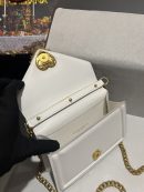 Dolce & Gabbana Small Devotion Bag In Plain White For Women 7.5in/19cm DG BB6711AV89380002