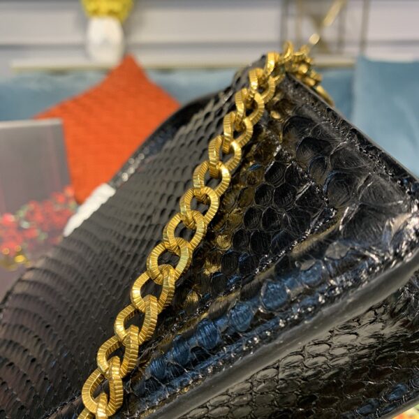 Dolce & Gabbana Small Devotion Bag In Printed Solid Pattern Black For Women 7.5in/19cm DG