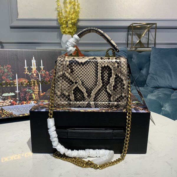 Dolce & Gabbana Small Devotion Bag In Printed Solid Pattern Muticolour For Women 7.5in/19cm DG