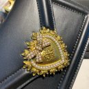Dolce & Gabbana Small Devotion Bag Black For Women 7.5in/19cm DG BB6711AV89380999