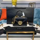 Dolce & Gabbana Small Devotion Bag Black For Women 7.5in/19cm DG BB6711AV89380999