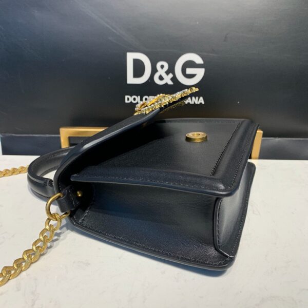 Dolce & Gabbana Small Devotion Bag Black For Women 7.5in/19cm DG BB6711AV89380999