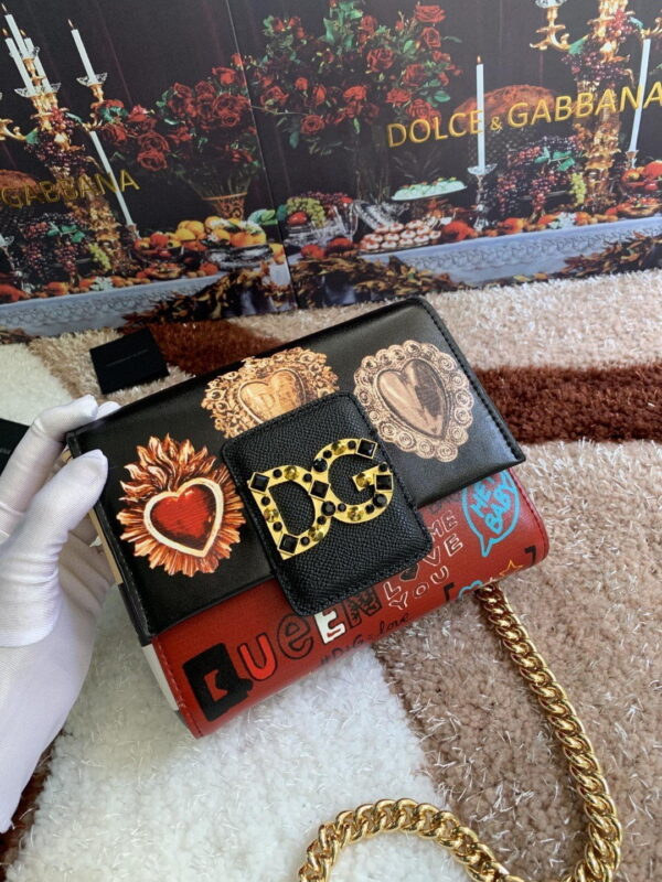 Dolce & Gabbana Small DG Chain Bag Muticolour For Women 7.1in/18cm DG