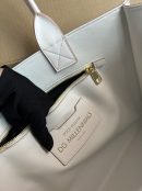 Dolce & Gabbana Small DG Daily Shopper With DG Logo Print White For Women 14.6in/37cm DG