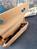 Dolce & Gabbana Small Sicily Bag In Dauphine Brown For Women 7.5in/19cm DG