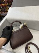 Dolce & Gabbana Small Sicily Bag In Dauphine Purple For Women 7.5in/19cm DG BB7116A10018M073