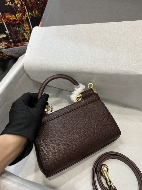 Dolce & Gabbana Small Sicily Bag In Dauphine Purple For Women 7.5in/19cm DG BB7116A10018M073