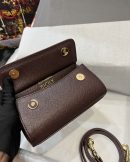 Dolce & Gabbana Small Sicily Bag In Dauphine Purple For Women 7.5in/19cm DG BB7116A10018M073