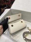 Dolce & Gabbana Small Sicily Bag In Dauphine White For Women 7.5in/19cm DG BB7116A100180001