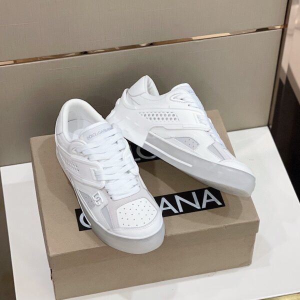 Dolce & Gabbana Sneakers With DG Logo White For Women DG Shoes