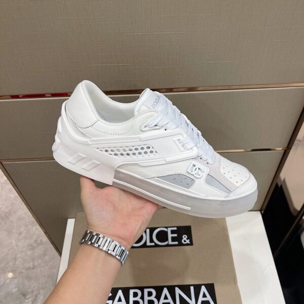 Dolce & Gabbana Sneakers With DG Logo White For Women DG Shoes