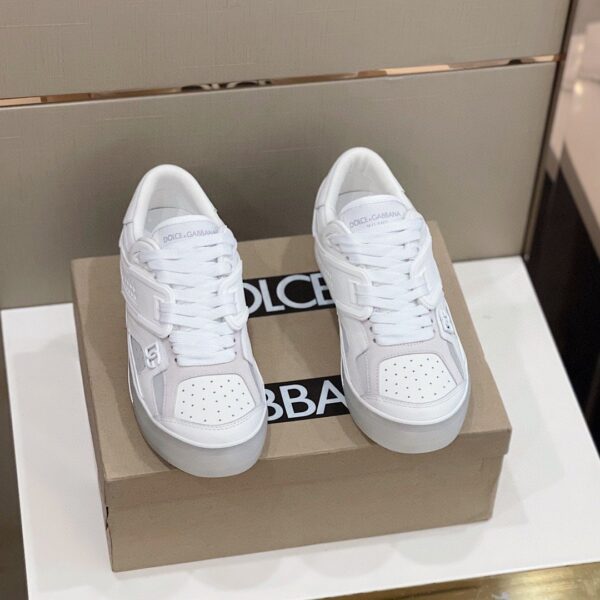 Dolce & Gabbana Sneakers With DG Logo White For Women DG Shoes