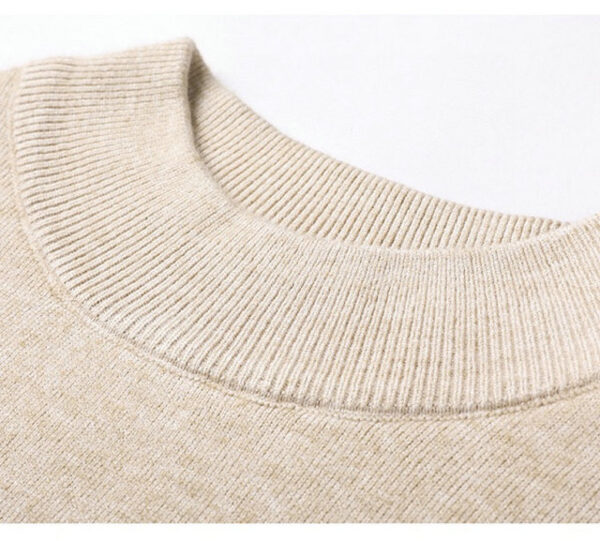 Dolce & Gabbana Wool Sweater Pullover Beige For Men