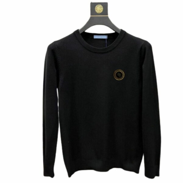 Dolce & Gabbana Cotton Crewneck Sweatshirt Black For Men
