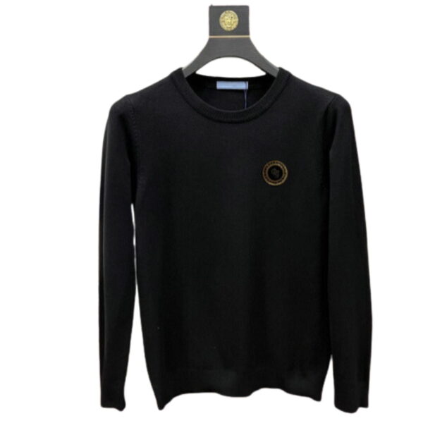 Dolce & Gabbana Cotton Crewneck Sweatshirt Black For Men